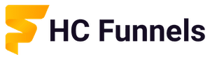 HC Funnels logo fekete